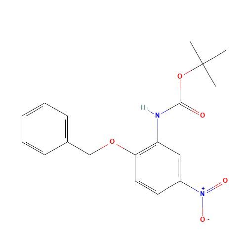 tert-butyl N-(5-nitro-2-phenylmethoxyphenyl)carbamate (CAS: 1616380-74-5) - Related Chemical Product
