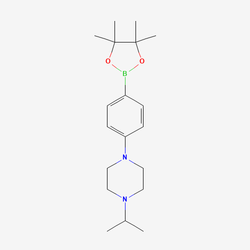1-propan-2-yl-4-[4-(4,4,5,5-tetramethyl-1,3,2-dioxaborolan-2-yl)phenyl]piperazine (CAS: 1073354-18-3) - Related Chemical Product