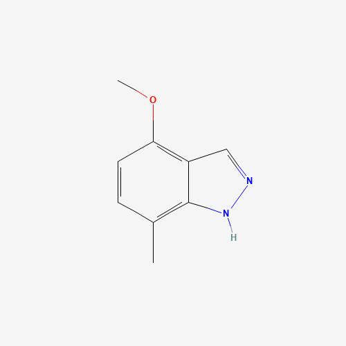 4-methoxy-7-methyl-1H-indazole (CAS: 1082041-64-2) - Chemical Structure and Molecular Formula 