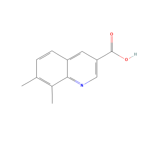 7,8-dimethylquinoline-3-carboxylic acid (CAS: 71082-60-5) - Related Chemical Product