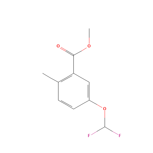 methyl 5-(difluoromethoxy)-2-methylbenzoate (CAS: 1190320-23-0) - Related Chemical Product