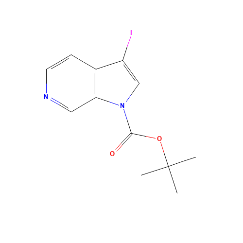 tert-butyl 3-iodopyrrolo[2,3-c]pyridine-1-carboxylate (CAS: 1174038-59-5) - Related Chemical Product