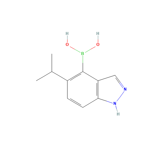 (5-propan-2-yl-1H-indazol-4-yl)boronic acid (CAS: 693285-67-5) - Related Chemical Product