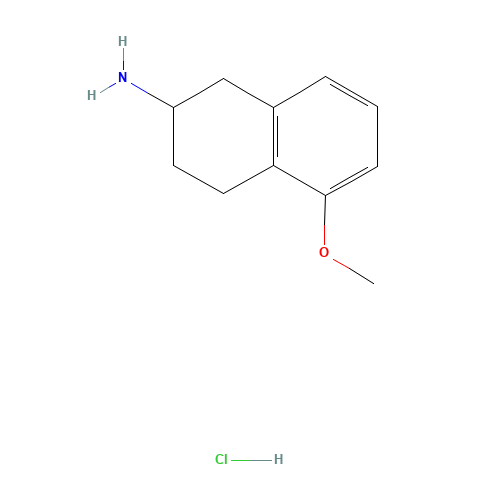 5-methoxy-1,2,3,4-tetrahydronaphthalen-2-amine;hydrochloride (CAS: 3880-88-4) - Related Chemical Product