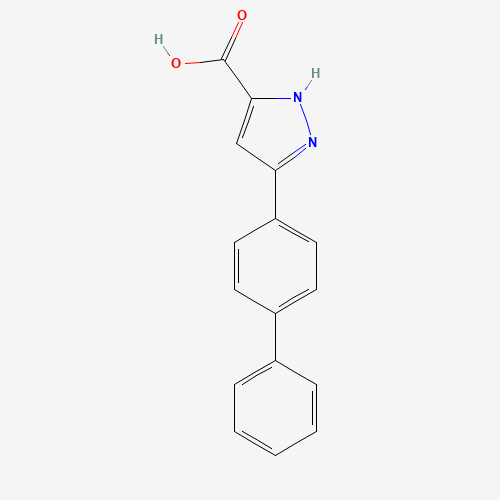 3-(4-phenylphenyl)-1H-pyrazole-5-carboxylic acid (CAS: 1037816-85-5) - Related Chemical Product