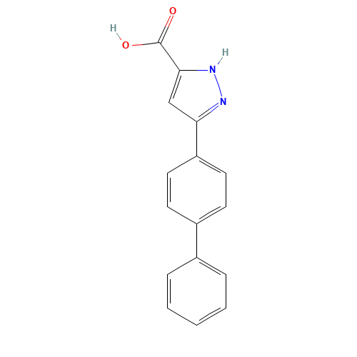 3-(4-phenylphenyl)-1H-pyrazole-5-carboxylic acid (CAS: 1037816-85-5) - Related Chemical Product