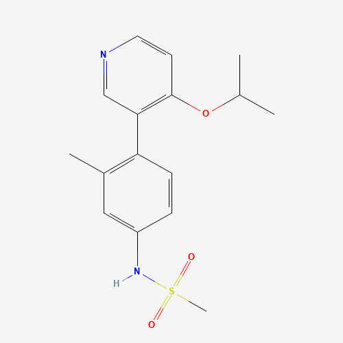 N-[3-methyl-4-(4-propan-2-yloxypyridin-3-yl)phenyl]methanesulfonamide (CAS: 1357093-88-9) - Related Chemical Product