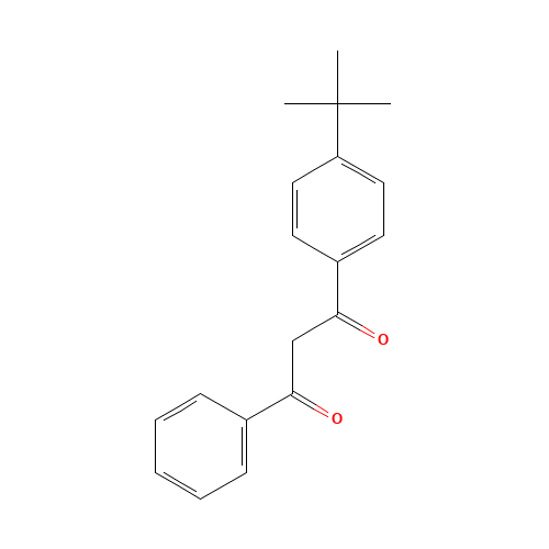 1-(4-tert-butylphenyl)-3-phenylpropane-1,3-dione (CAS: 55846-72-5) - Related Chemical Product