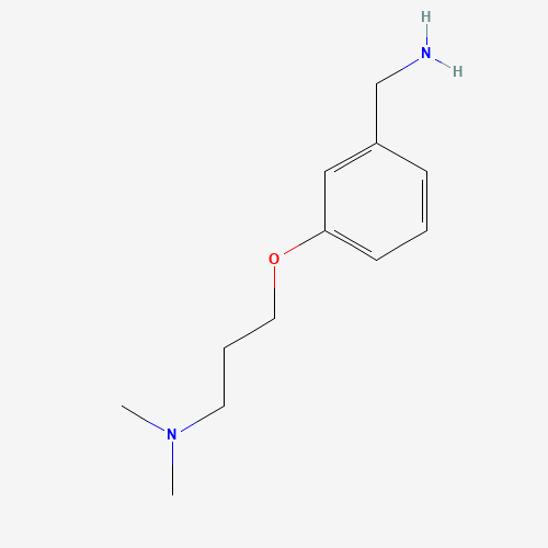 3-[3-(aminomethyl)phenoxy]-N,N-dimethylpropan-1-amine (CAS: 182963-94-6) - Related Chemical Product