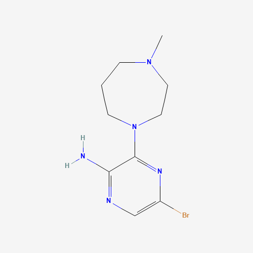 5-bromo-3-(4-methyl-1,4-diazepan-1-yl)pyrazin-2-amine (CAS: 894807-97-7) - Related Chemical Product