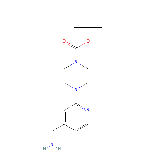 tert-butyl 4-[4-(aminomethyl)pyridin-2-yl]piperazine-1-carboxylate (CAS: 910036-87-2) - Related Chemical Product