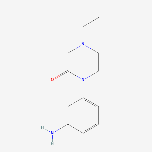 1-(3-aminophenyl)-4-ethylpiperazin-2-one (CAS: 1160098-04-3) - Related Chemical Product