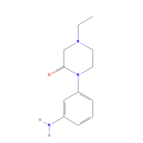 1-(3-aminophenyl)-4-ethylpiperazin-2-one (CAS: 1160098-04-3) - Related Chemical Product