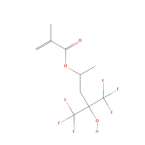 [5,5,5-trifluoro-4-hydroxy-4-(trifluoromethyl)pentan-2-yl] 2-methylprop-2-enoate (CAS: 630414-85-6) - Related Chemical Product