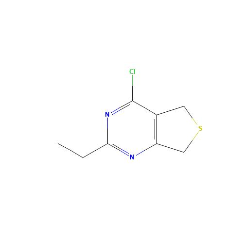 4-chloro-2-ethyl-5,7-dihydrothieno[3,4-d]pyrimidine (CAS: 117299-73-7) - Related Chemical Product