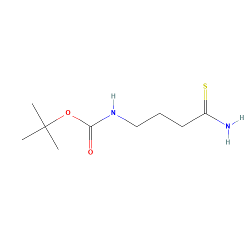 tert-butyl N-(4-amino-4-sulfanylidenebutyl)carbamate (CAS: 156642-19-2) - Related Chemical Product