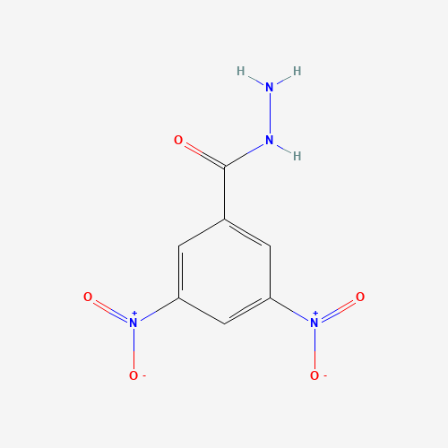 3,5-dinitrobenzohydrazide (CAS: 2900-63-2) - Chemical Structure and Molecular Formula 