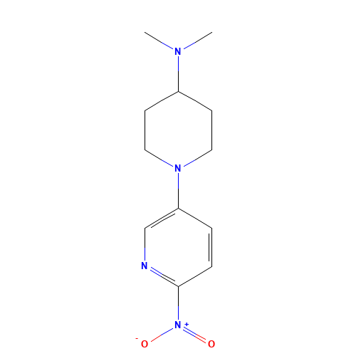 N,N-dimethyl-1-(6-nitropyridin-3-yl)piperidin-4-amine (CAS: 1002317-12-5) - Related Chemical Product