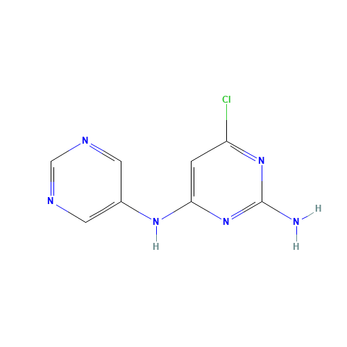 6-chloro-4-N-pyrimidin-5-ylpyrimidine-2,4-diamine (CAS: 1374420-92-4) - Related Chemical Product