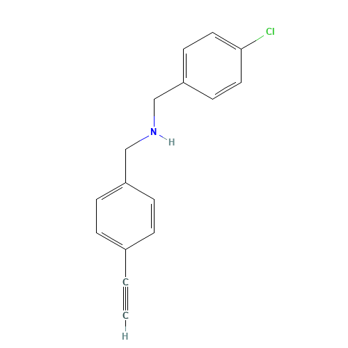 N-[(4-chlorophenyl)methyl]-1-(4-ethynylphenyl)methanamine (CAS: 1049809-94-0) - Related Chemical Product