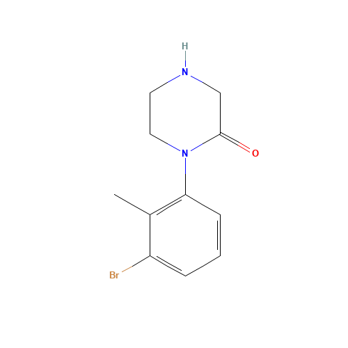 1-(3-bromo-2-methylphenyl)piperazin-2-one (CAS: 1146412-24-9) - Related Chemical Product