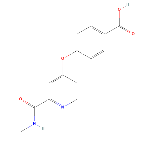 4-[2-(methylcarbamoyl)pyridin-4-yl]oxybenzoic acid (CAS: 827025-43-4) - Related Chemical Product