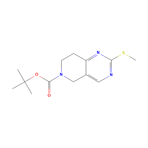 tert-butyl 2-methylsulfanyl-7,8-dihydro-5H-pyrido[4,3-d]pyrimidine-6-carboxylate (CAS: 259809-78-4) - Related Chemical Product