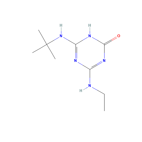 2-(tert-butylamino)-6-(ethylamino)-1H-1,3,5-triazin-4-one (CAS: 66753-07-9) - Related Chemical Product