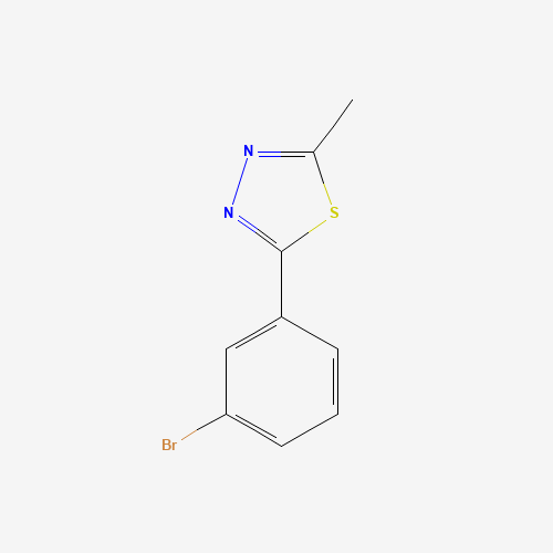 2-(3-bromophenyl)-5-methyl-1,3,4-thiadiazole (CAS: 173406-59-2) - Related Chemical Product