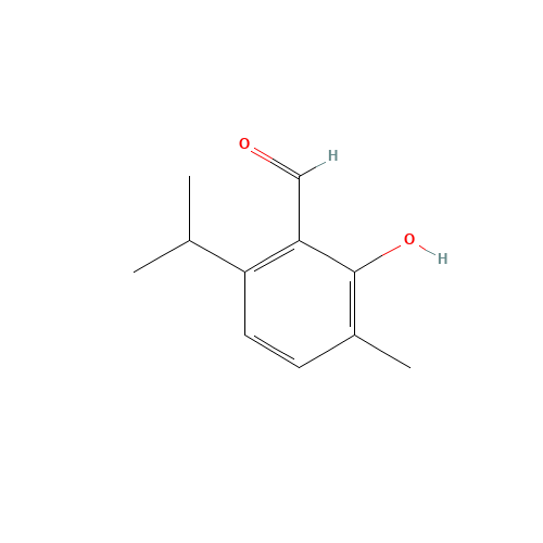 2-hydroxy-3-methyl-6-propan-2-ylbenzaldehyde (CAS: 1665-99-2) - Related Chemical Product