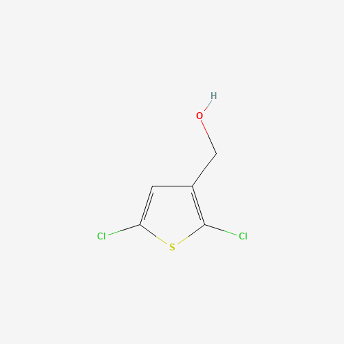(2,5-dichlorothiophen-3-yl)methanol (CAS: 219765-84-1) - Chemical Structure and Molecular Formula 