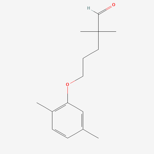 5-(2,5-dimethylphenoxy)-2,2-dimethylpentanal (CAS: 39938-97-1) - Related Chemical Product