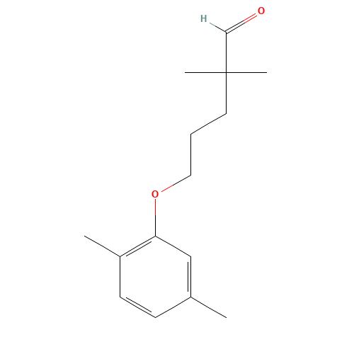 5-(2,5-dimethylphenoxy)-2,2-dimethylpentanal (CAS: 39938-97-1) - Related Chemical Product