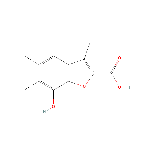 7-hydroxy-3,5,6-trimethyl-1-benzofuran-2-carboxylic acid (CAS: 119048-13-4) - Related Chemical Product