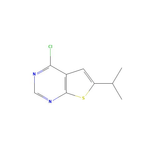 4-chloro-6-propan-2-ylthieno[2,3-d]pyrimidine (CAS: 439692-52-1) - Related Chemical Product