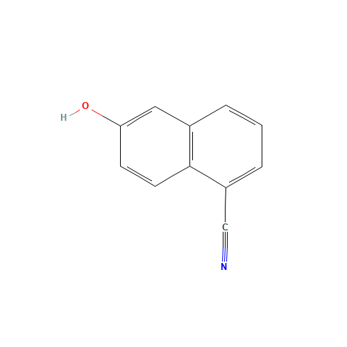 6-hydroxynaphthalene-1-carbonitrile (CAS: 130200-57-6) - Related Chemical Product