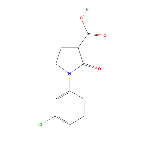 1-(3-chlorophenyl)-2-oxopyrrolidine-3-carboxylic acid (CAS: 618070-35-2) - Related Chemical Product