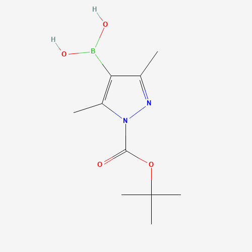 [1-[(2-methylpropan-2-yl)oxycarbonyl]pyrazol-4-yl]boronic acid (CAS: 947533-31-5) - Related Chemical Product