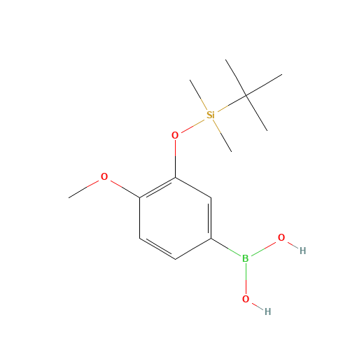[3-[tert-butyl(dimethyl)silyl]oxy-4-methoxyphenyl]boronic acid (CAS: 900152-53-6) - Related Chemical Product