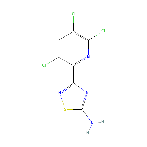 3-(3,5,6-trichloropyridin-2-yl)-1,2,4-thiadiazol-5-amine (CAS: 1179362-79-8) - Related Chemical Product