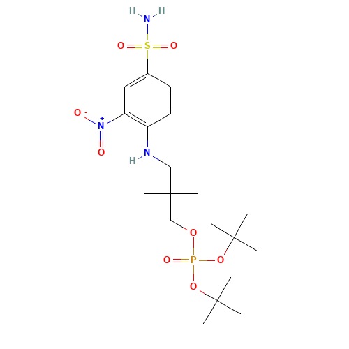 ditert-butyl [2,2-dimethyl-3-(2-nitro-4-sulfamoylanilino)propyl] phosphate (CAS: 1351456-91-1) - Related Chemical Product