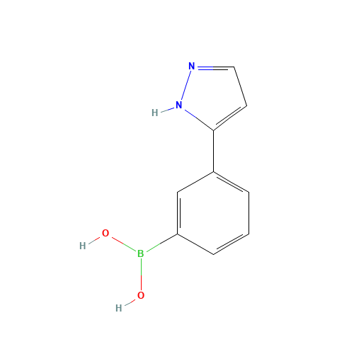 [3-(1H-pyrazol-5-yl)phenyl]boronic acid (CAS: 1100095-25-7) - Related Chemical Product