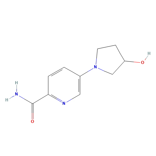 5-(3-hydroxypyrrolidin-1-yl)pyridine-2-carboxamide (CAS: 1429414-84-5) - Related Chemical Product