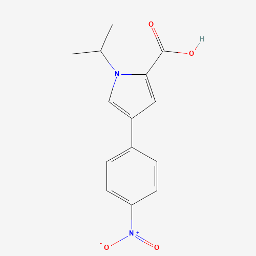 4-(4-nitrophenyl)-1-propan-2-ylpyrrole-2-carboxylic acid (CAS: 1369999-21-2) - Related Chemical Product