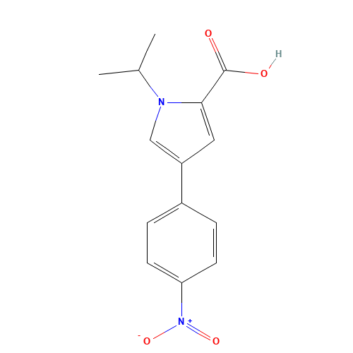 4-(4-nitrophenyl)-1-propan-2-ylpyrrole-2-carboxylic acid (CAS: 1369999-21-2) - Related Chemical Product