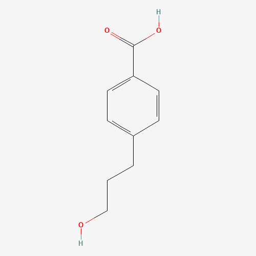 4-(3-hydroxypropyl)benzoic acid (CAS: 58810-87-0) - Chemical Structure and Molecular Formula 