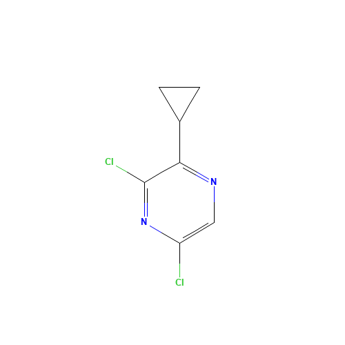 3,5-dichloro-2-cyclopropylpyrazine (CAS: 1448241-45-9) - Related Chemical Product