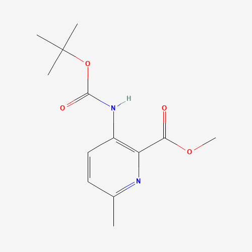 methyl 6-methyl-3-[(2-methylpropan-2-yl)oxycarbonylamino]pyridine-2-carboxylate (CAS: 908831-88-9) - Related Chemical Product