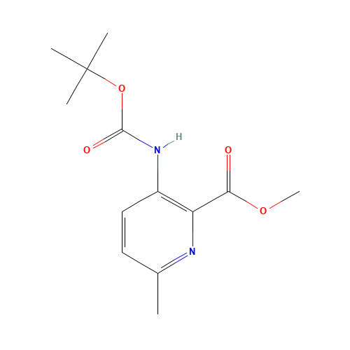 methyl 6-methyl-3-[(2-methylpropan-2-yl)oxycarbonylamino]pyridine-2-carboxylate (CAS: 908831-88-9) - Related Chemical Product