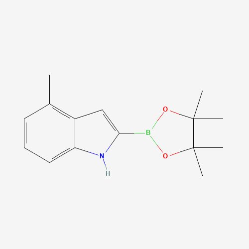 4-methyl-2-(4,4,5,5-tetramethyl-1,3,2-dioxaborolan-2-yl)-1H-indole (CAS: 1072811-23-4) - Related Chemical Product